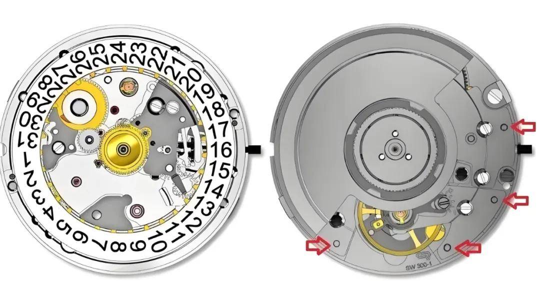 碑最好的5款机芯产量高并且性能强！K8凯发机械表大师：瑞士手表里口(图1)